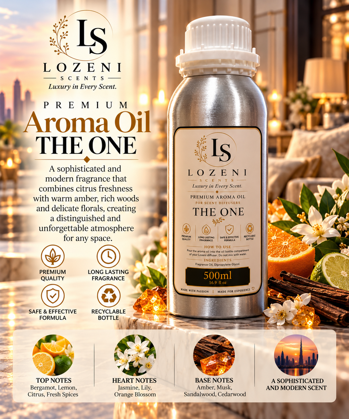 Lozeni Oil Scents (THE ONE)
