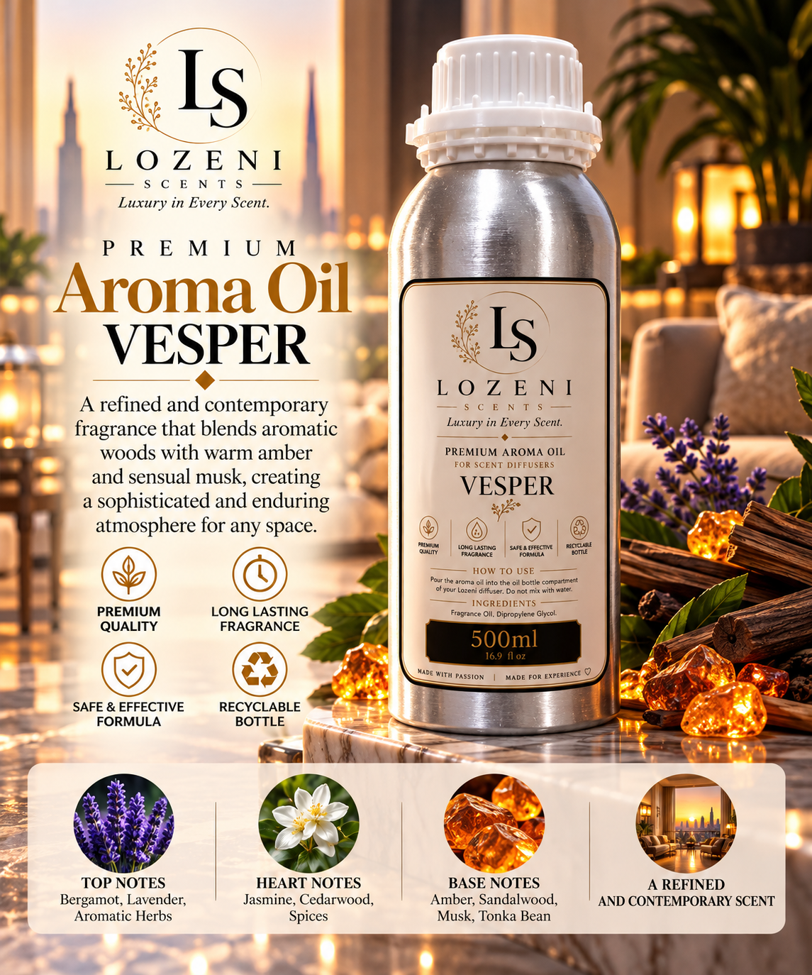 Lozeni Oil Scents (VESPER)